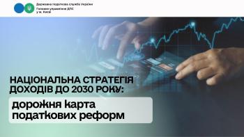 Національна стратегія доходів до 2030 року: дорожня карта податкових реформ