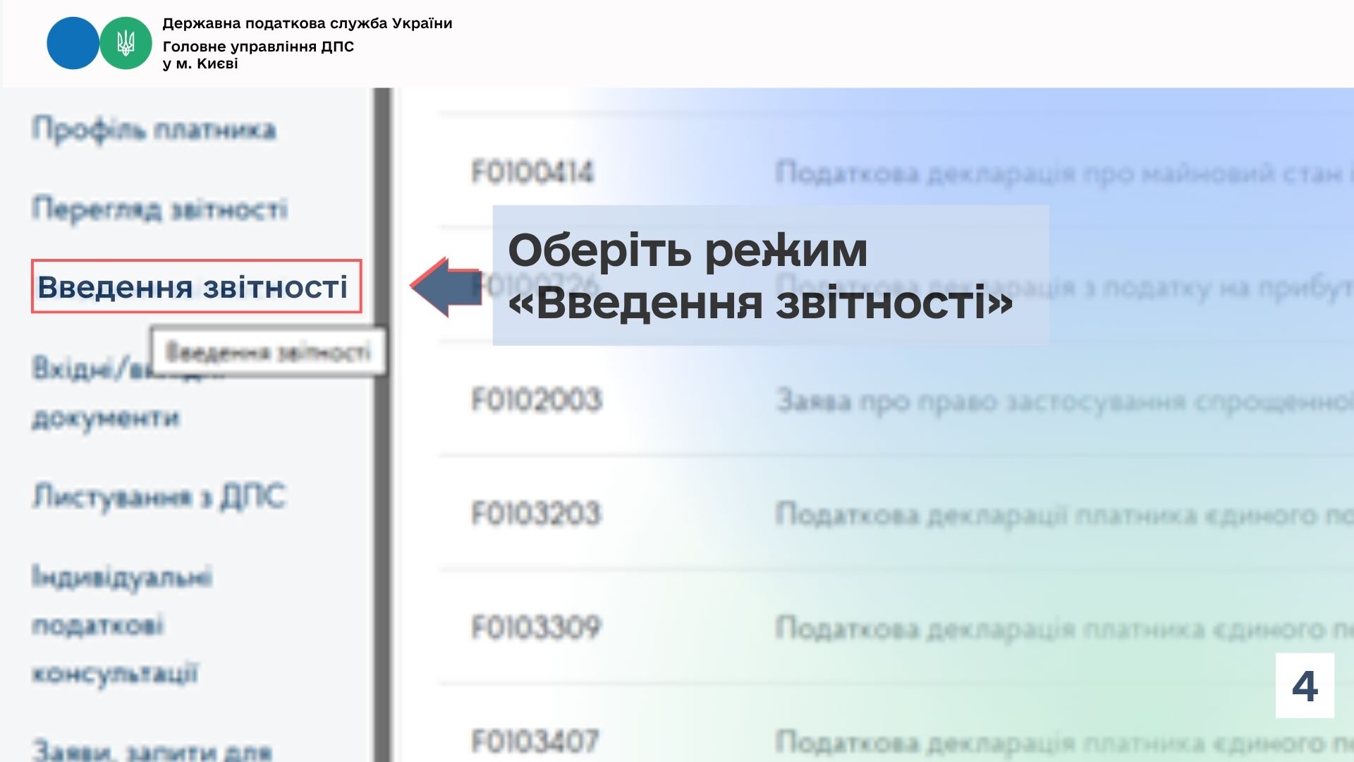 Як повідомити податкову про бажання отримувати документи через Електронний кабінет?. Фото № 3/2